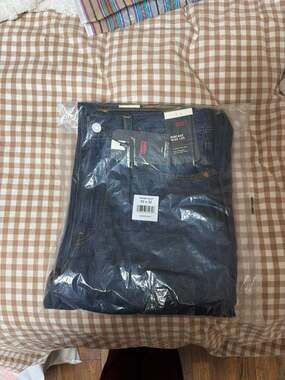 Levi's RIBCAGE WIDE LEG Lightweight Linen Non-Stretch Jeans 30 x 32 NWT